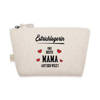 Beste Mama Estrichlegerin Muttertag Geburtstag - Bio-Täschchen - Natur - Vorne