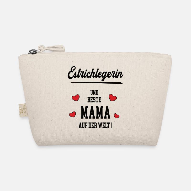 Beste Mama Estrichlegerin Muttertag Geburtstag Bio-Täschchen