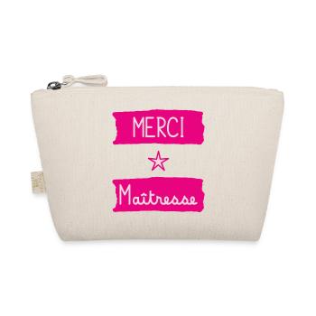 MISTRESS. MASTER. THANK YOU. THANK YOU MISTRESS - Organic Pouch - nature - Front