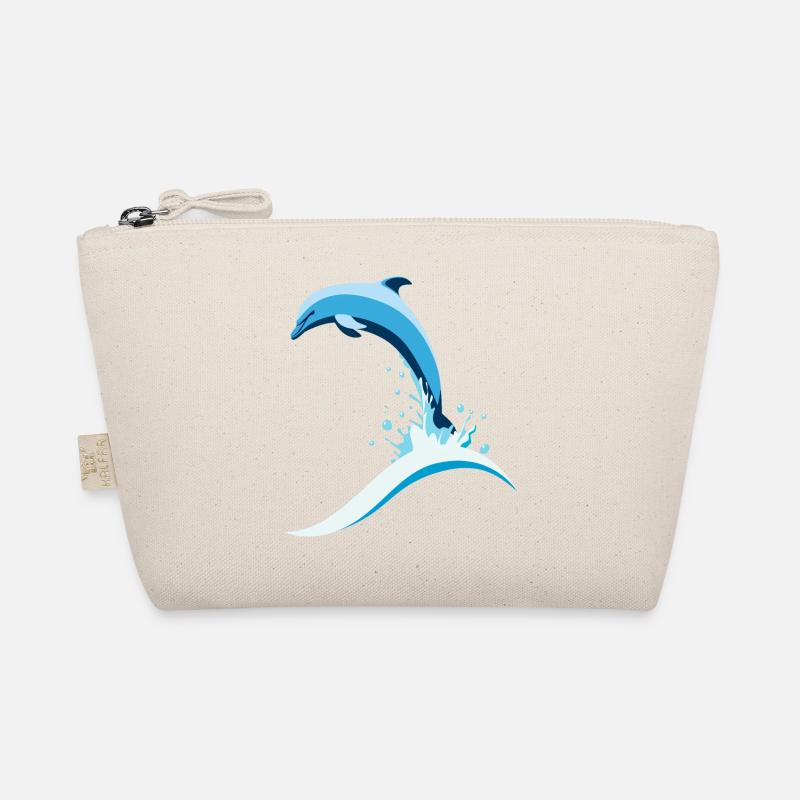 Jumping Dolphin Organic Pouch