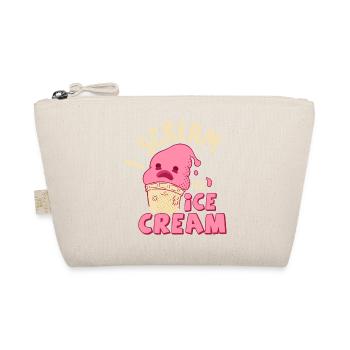 Je crie pour une boule de cornet de crème glacée en été - Trousse biologique - nature - Devant