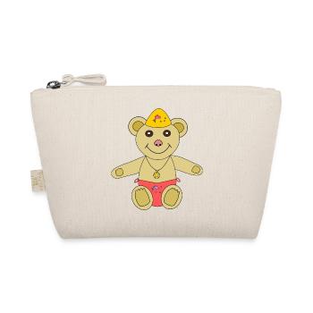 My teddy goes swimming - Organic Pouch - nature - Front