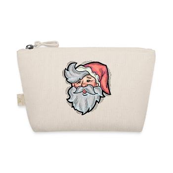 Weihnachtsmann - Bio-Täschchen - Natur - Vorne