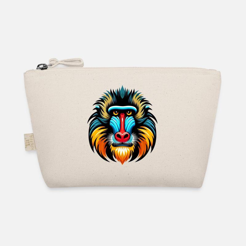 Mandrill-Affe Bio-Täschchen