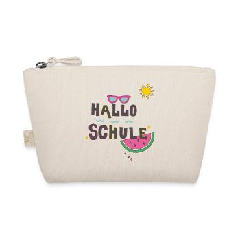 Hello school, school enrollment - Organic Pouch - nature - Front