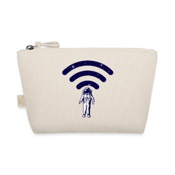 Astronauten-WLAN-Bereich - Bio-Täschchen - Natur - Vorne