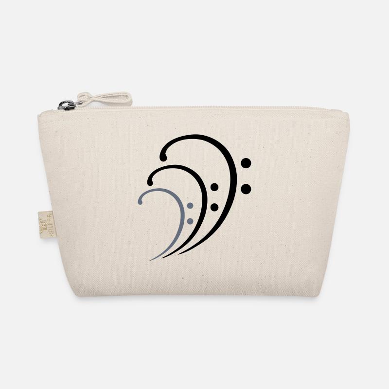 3 Bass Music Clef Three Notes Musical Notes Organic Pouch