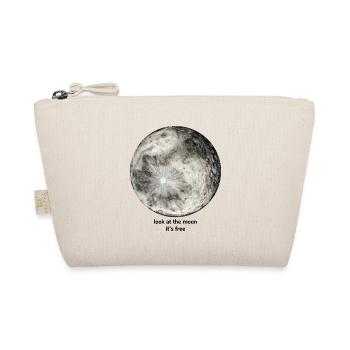 Schauen Sie sich den Mond an, er ist kostenlos - Bio-Täschchen - Natur - Vorne