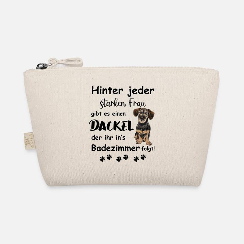 Hinter jedem starken Frauchen steht ein Dackel Bio-Täschchen