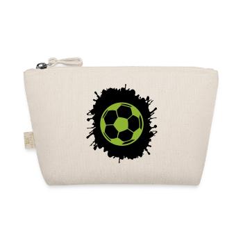 splatter fußball - Bio-Täschchen - Natur - Vorne