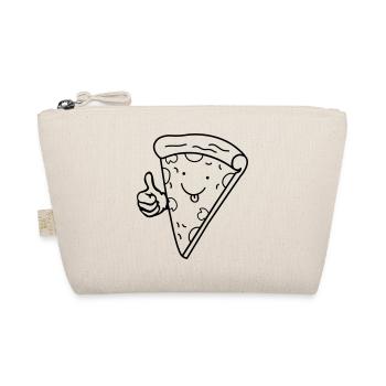 Pizza Comic 01 - Organic Pouch - nature - Front