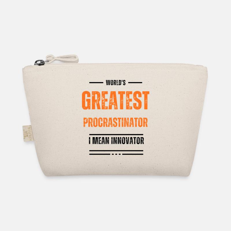 Das Genie der Prokrastination Bio-Täschchen