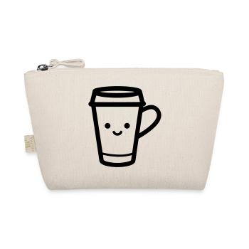Kaffeebecher - Bio-Täschchen - Natur - Vorne