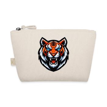 Tiger Head - Organic Pouch - nature - Front