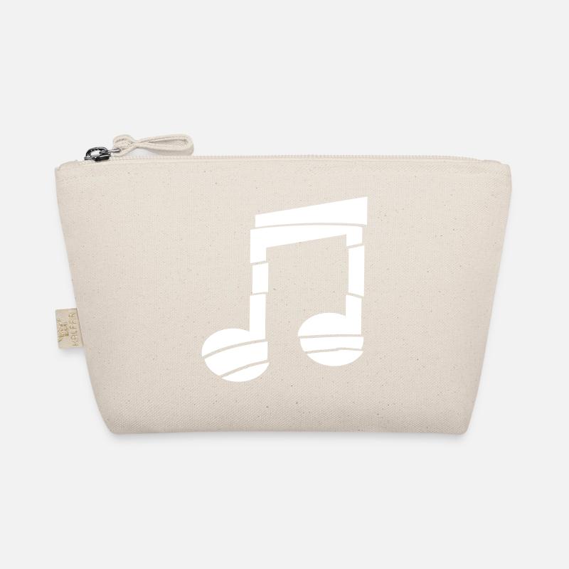Music Note Grooves Stripe Techno Party Music Note Organic Pouch