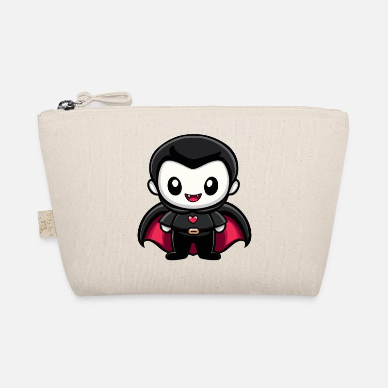 Vampire Halloween Cute Comic Organic Pouch