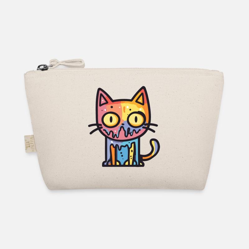 Cat Halloween Funny Organic Pouch