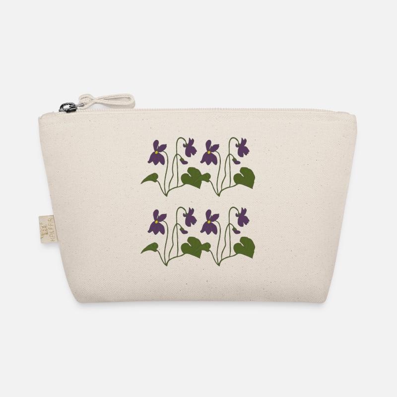 veilchen 4fach Bio-Täschchen