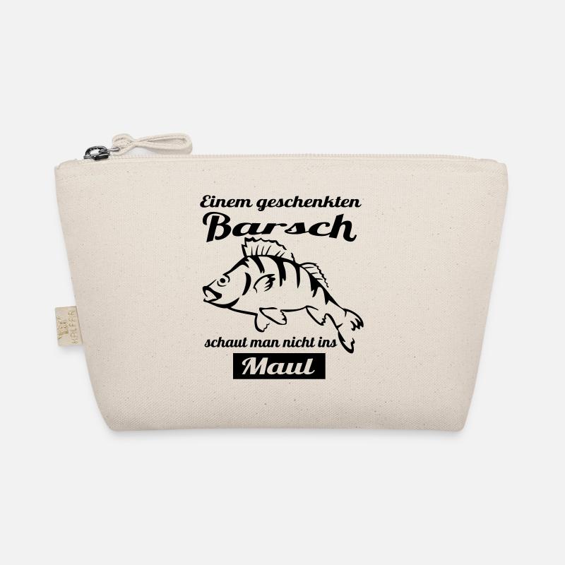 Angler Motiv mit Barsch Bio-Täschchen