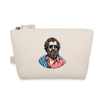 Casual Cool Philosopher Look - Organic Pouch - nature - Front