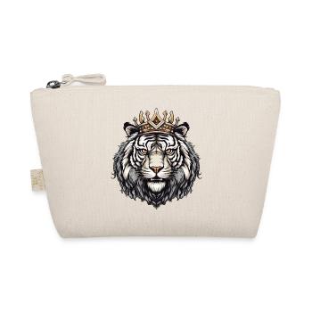Tiger Crown Animal - Organic Pouch - nature - Front