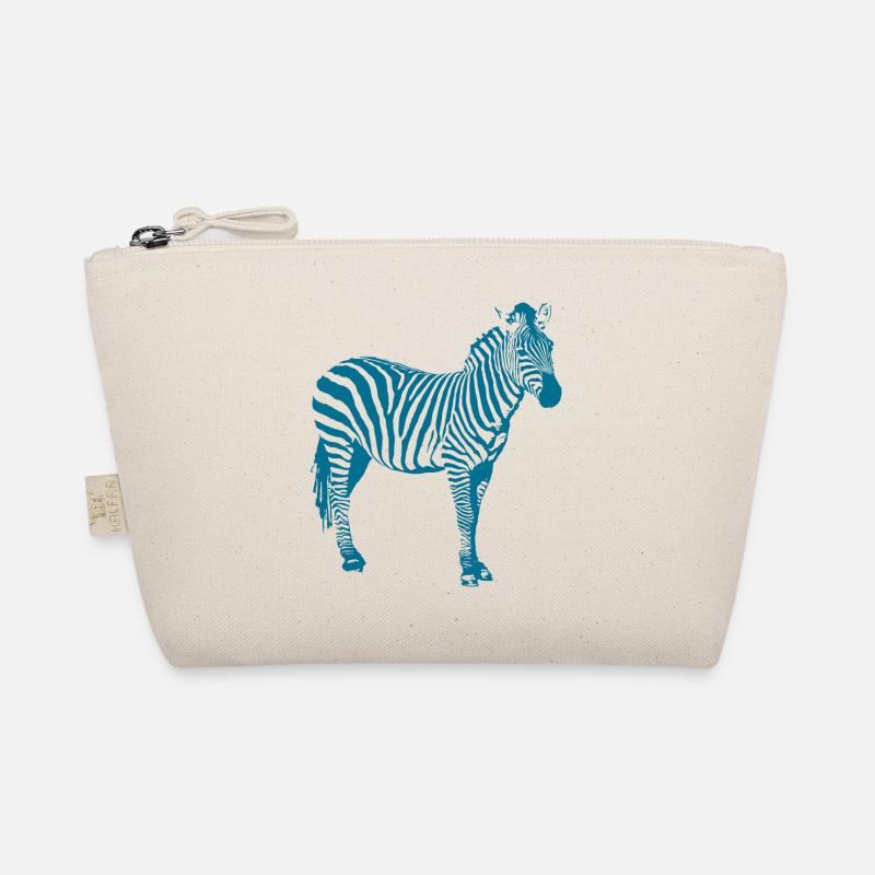 Zebra - Bio-Täschchen - Natur