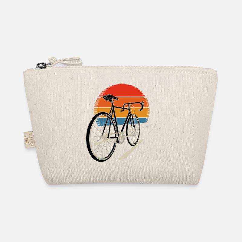 Bicycle Journey at Sunset Organic Pouch