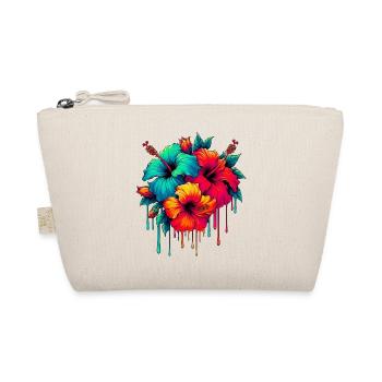 Hibiscus Flowers - Organic Pouch - nature - Front