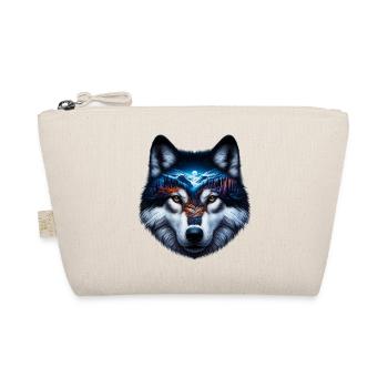 Wolf - Organic Pouch - nature - Front