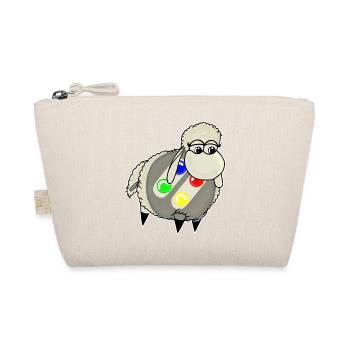 Wolly Sheepling Coussin rétro - Trousse biologique - nature - Devant