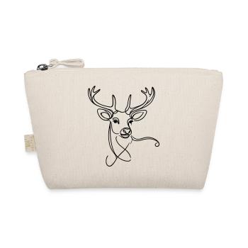 Deer black - Organic Pouch - nature - Front