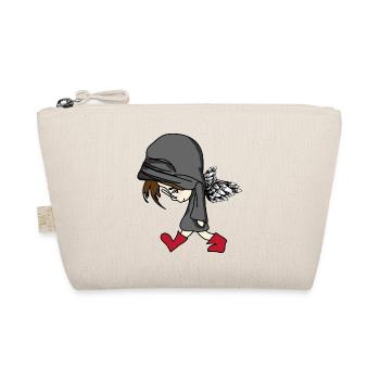 dark boy behide the wall - Bio-Täschchen - Natur - Vorne