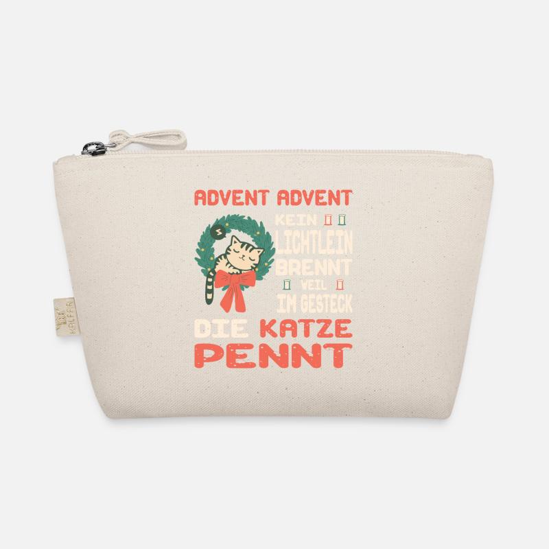 Adventszeit mit Katze Bio-Täschchen