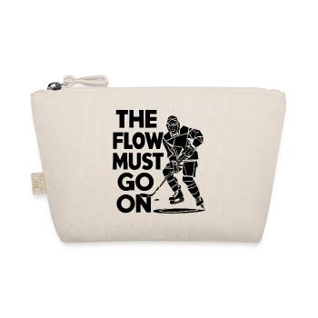 Hockey Love – The Flow Continues - Organic Pouch - nature - Front