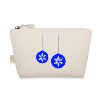 Christmas baubles star - Organic Pouch - nature - Front