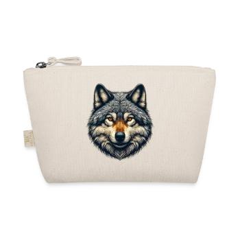 Wolf - Organic Pouch - nature - Front