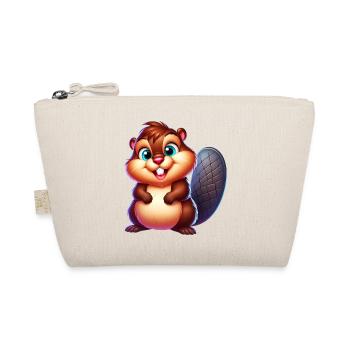 Beaver - Organic Pouch - nature - Front
