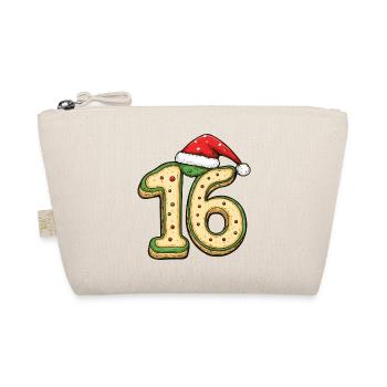 16 Number Christmas Cookie - Organic Pouch - nature - Front