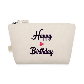 JAHRESTAG. ALLES GUTE ZUM GEBURTSTAG. ALLES GUTE ZUM GEBURTSTAG. - Bio-Täschchen - Natur - Vorne