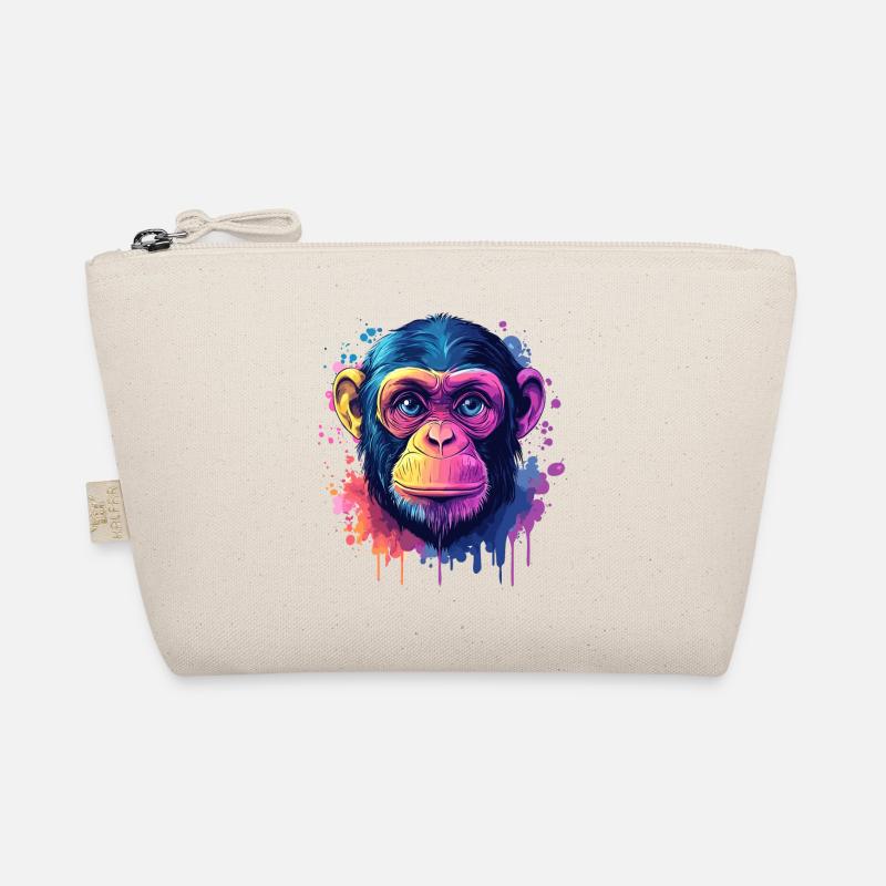 Singe psychédélique avec des couleurs éclatantes Trousse biologique