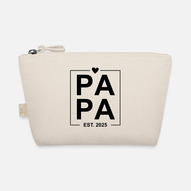 Papa Est 2025 - Bio-Täschchen - Natur