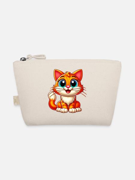 Katze - Bio-Täschchen - Natur