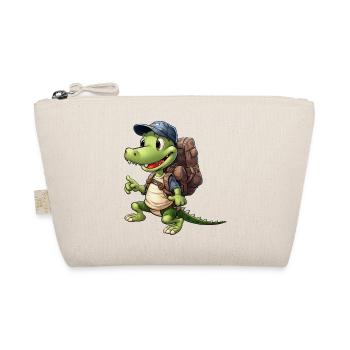 Crocodile Hiking / Mountaineering Crocodiles - Organic Pouch - nature - Front