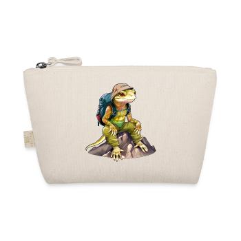 Lizard Mountaineer / Hiking Lizards - Organic Pouch - nature - Front