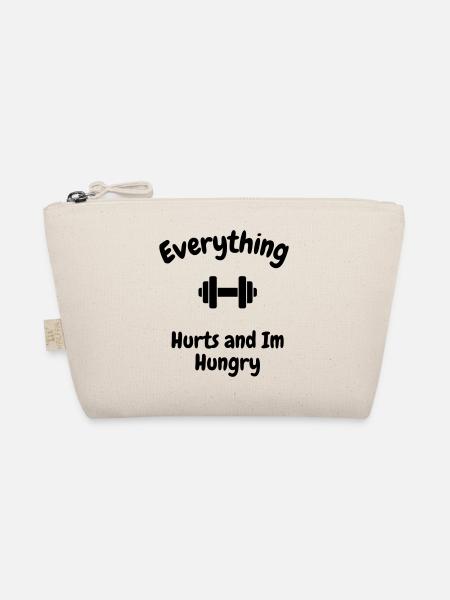 Everything Hurts and im Hungry - Bio-Täschchen - Natur