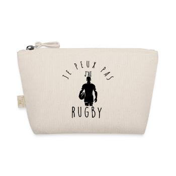 Je peux pas, j'ai rugby. - Trousse biologique - nature - Devant