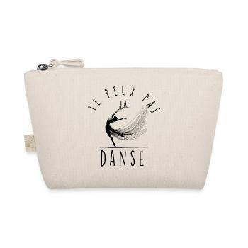 Je peux pas, j'ai danse. - Trousse biologique - nature - Devant