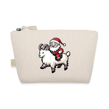 Chèvre de montagne Père Noël dessin animé - Trousse biologique - nature - Devant