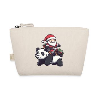 Panda Père Noël Dessin animé - Trousse biologique - nature - Devant