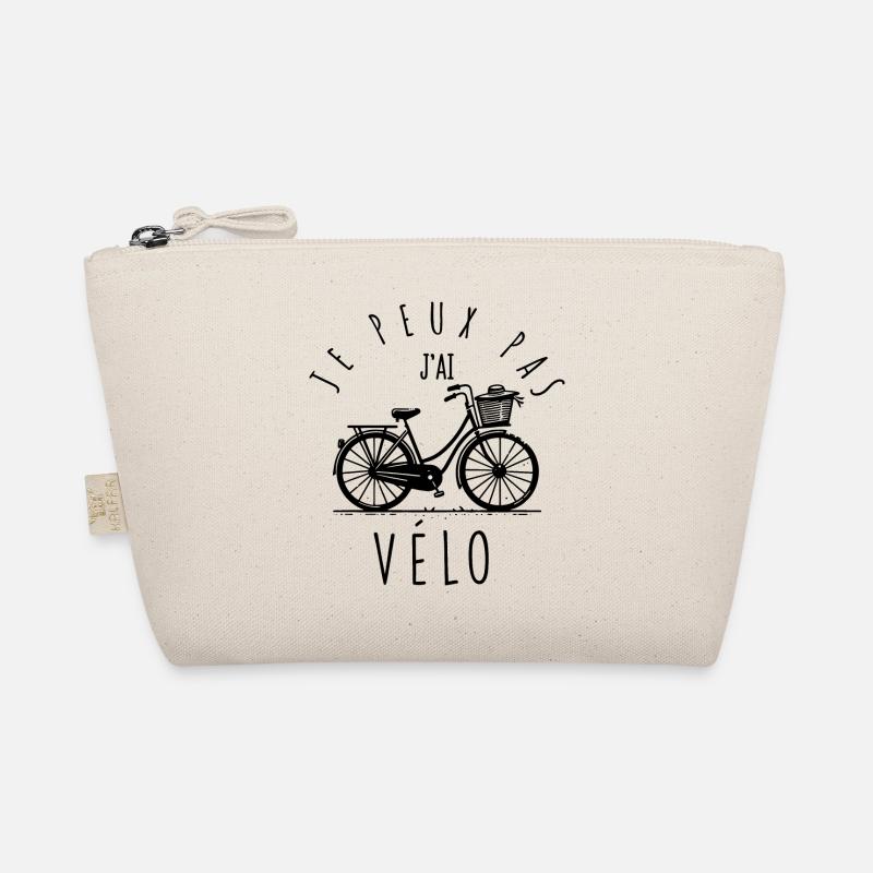 Ich kann nicht, ich habe ein Fahrrad. - Bio-Täschchen - Natur
